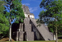 GUATEMALA, Tikal, main Plaza, Temple 2, GUA311JPL