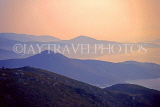 Greek Islands, AMORGOS, mountain scenery at dawn, GIS678JPL
