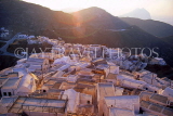 Greek Islands, ANAPHI, view over the town (Chora) at sunrise, GIS702JPL