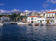 Greek Islands, CRETE, Agios Nikolaos, view from sea, GIS1109JPL