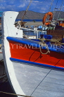 Greek Islands, CRETE, Elounda, fishing boat detail, GIS1278JPL