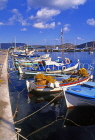 Greek Islands, CRETE, Elounda, fishing boats in harbour, GIS1172JPL
