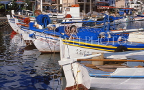 Greek Islands, CRETE, Elounda, fishing boats in harbour, GIS1269JPL