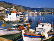 Greek Islands, CRETE, Elounda, harbour and fishing boats, GIS1103JPL