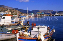 Greek Islands, CRETE, fishing boats in harbour, GIS1173JPL