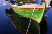 Greek Islands, CRETE, green fishing boat, GIS1051JPL
