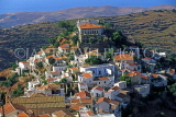 Greek Islands, KEA, Loulidha, hill top town view and houses, GIS684JPL