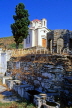 Greek Islands, KEA, Loulidha, small church on a hill top, GIS688JPL