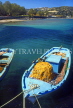 Greek Islands, KOS, Kamari, fishing boat with net, GIS1047JPL