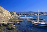 Greek Islands, KOS, Kos Town, harbourfront and castle walls, GIS1140JPL
