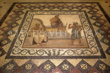 Greek Islands, KOS, Kos Town Museum, mosaic floor, Hippocrates welcoming Asclepios, GIS1245JPL