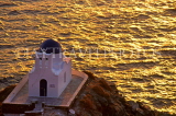 Greek Islands, SIPHNOS, Epta Martires (seven martyres) church at sunrise, GIS1182JPL