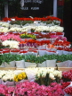 HOLLAND, Amsterdam, Flower Market stalls along Singel canal, Tulips, HOL450JPL