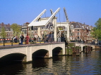 HOLLAND, Amsterdam, Magere Brug (Skinny Bridge), HOL673JPL