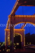 HOLLAND, Amsterdam, Skinny Bridge (Magere Brug), illuminated, HOL24JPL