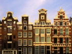 HOLLAND, Amsterdam, gabled architecture, HOL660JPL