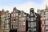 HOLLAND, Amsterdam, typical Dutch architecture, buildings, HOL837JPL
