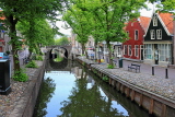 HOLLAND, Edam, old town and canal scene, HOL809JPL
