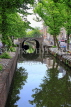HOLLAND, Edam, old town and canal scene, HOL810JPL