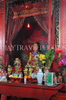 HONG KONG, Cheung Chau island, Pak She Tin Hau Temple, interior, altar, HK1544JPL