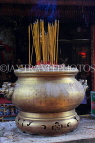 HONG KONG, Cheung Chau island, Pak Tai Temple, incense sticks urn, HK1515JPL
