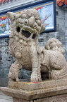 HONG KONG, Cheung Chau island, Pak Tai Temple, stone Lion statues, HK1503JPL