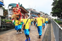 HONG KONG, Cheung Chau island, Tin Hau Festival parades, dragon dance, HK1594JPL