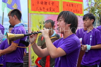 HONG KONG, Cheung Chau island, Tin Hau Festival parades, musicians, HK1615JPL