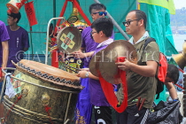 HONG KONG, Cheung Chau island, Tin Hau Festival parades, musicians, HK1618JPL