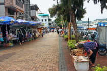 HONG KONG, Cheung Chau island, harbour waterfront and shops, HK1545JPL