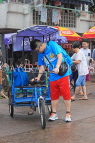 HONG KONG, Cheung Chau island, man with hire tricycle, HK1578JPL