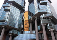 HONG KONG, Hong Kong Island, Admiralty, Lippo building, architectural detail, HK2176JPL