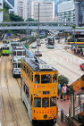 HONG KONG, Hong Kong Island, Admiralty, Queensway Road, Trams, HK1351JPL