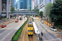 HONG KONG, Hong Kong Island, Admiralty, Queensway Road, and trams, HK1748JPL