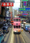 HONG KONG, Hong Kong Island, Causway Bay, street scene and tram, HK391JPL