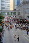 HONG KONG, Hong Kong Island, Central, crowded street scene, HK382JPL