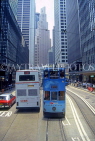 HONG KONG, Hong Kong Island, Central District, street scene with tram, HK384JPL