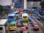 HONG KONG, Hong Kong Island, Central District, trafiic jam, HK109JPL