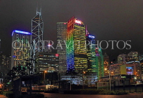 HONG KONG, Hong Kong Island, Central area, night skyline, HK2360JPL