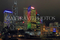 HONG KONG, Hong Kong Island, Central area, night skyline, HK2361JPL