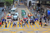 HONG KONG, Hong Kong Island, Central area, people crossing the road, HK2072JPL