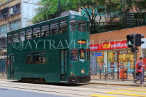 HONG KONG, Hong Kong Island, Des Voeux Road, Tram, HK987JPL