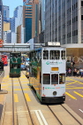 HONG KONG, Hong Kong Island, Des Voeux Road, Trams, HK1814JPL