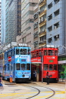 HONG KONG, Hong Kong Island, Des Voeux Road, Trams, HK1867JPL