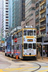 HONG KONG, Hong Kong Island, Des Voeux Road, Trams, HK1869JPL