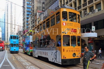 HONG KONG, Hong Kong Island, Des Voeux Road, Trams, HK991JPL