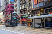 HONG KONG, Hong Kong Island, Des Voeux Road, Trams, HK995JPL