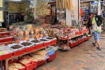 HONG KONG, Hong Kong Island, Des Voeux Road, dried seafood street, markets, shops, HK1935JPL
