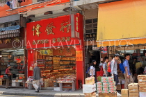 HONG KONG, Hong Kong Island, Des Voeux Road, dried seafood street, markets, shops, HK1936JPL