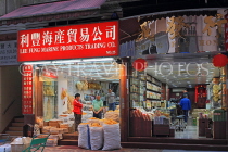 HONG KONG, Hong Kong Island, Des Voeux Road, dried seafood street, markets, shops, HK1962JPL